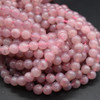 Madagascar Purple Rose Quartz (pink/purple) Gemstone Round Beads - 6mm - 15'' Strand, for Jewellery Making, DIY