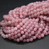 Madagascar Purple Rose Quartz (pink/purple) Gemstone Round Beads - 6mm - 15'' Strand, for Jewellery Making, DIY