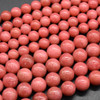 Thulite (Pink) Gemstone Round Beads - 6mm, 8mm - 15 '' Length, for Jewellery Making, DIY