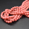 Thulite (Pink) Gemstone Round Beads - 6mm, 8mm - 15 '' Length, for Jewellery Making, DIY