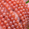 AAA Natural Sunstone Round Gemstone Beads, Extra Long 21 Inch Strand for Jewellery Making
