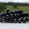 Genuine Greenland 10mm Nuummite Round Beads Bracelet Sample Strand for Jewellery Making