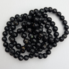 Genuine Greenland 10mm Nuummite Round Beads Bracelet Sample Strand for Jewellery Making