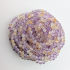 Natural Ametrine Round Gemstone Beads, Extra Long 21 Inch Strand for Jewellery Making