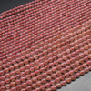 Strawberry Quartz (Grade A+) Round Gemstone Beads - 4mm, 6mm - 15'' Strand, for Jewellery Making