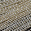 Freshwater Pearl Beads - Rice Pearls - White - 2mm - 2.5mm - 15'' Strand - For Jewellery Making - DIY Necklace Bracelet