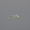 Top Quality Grade AAAAA Natural Freshwater Half Drilled Round Pearl Beads - White - A Pair (2 count) - for Pearl Earrings / Ring - 8 Sizes to choose