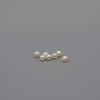 Top Quality Grade AAAAA Natural Freshwater Half Drilled Round Pearl Beads - White - A Pair (2 count) - for Pearl Earrings / Ring - 8 Sizes to choose