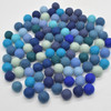 100% Wool Felt Balls - 100 Count - 2cm - Blue Colours