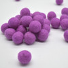 100% Wool Felt Balls - 1.5cm - Amethyst Purple - 25 Count / 100 Count 100% Wool Felt Balls - 1.5cm - Amethyst Purple - 25 Count / 100 Count