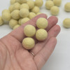 100% Wool Felt Balls - 1.5cm - Cream - 25 Count / 100 Count