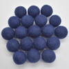 100% Wool Felt Balls - 2.5cm - Navy - 20 Count / 100 Count 100% Wool Felt Balls - 2.5cm - Navy - 20 Count / 100 Count