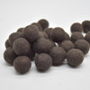 100% Wool Felt Balls - 2cm - Dark Brown - 20 Count / 100 Count