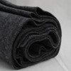 100% Wool Felt Fabric - Approx 1mm Thick - Natural Dark Grey