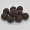 100% Wool Felt Balls - 10 Count - 3cm - Dark Brown