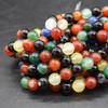 High Quality Grade A Mixed Colour Agate Semi-precious Gemstone Round Beads 4mm, 6mm, 8mm, 10mm, 12mm