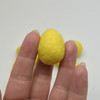 100% Wool Felt Eggs / Raindrops - 10 Count - Yellow