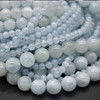 High Quality Grade A Natural Aquamarine Semi-precious Gemstone Round Beads 4mm, 6mm, 8mm, 10mm