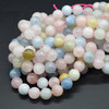 High Quality Grade A Natural Beryl / Morganite Semi-precious Gemstone Round Beads 4mm, 6mm, 8mm, 10mm