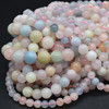 High Quality Grade A Natural Beryl / Morganite Semi-precious Gemstone Round Beads 4mm, 6mm, 8mm, 10mm