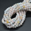 High Quality Grade A Natural Beryl / Morganite Semi-precious Gemstone Round Beads 4mm, 6mm, 8mm, 10mm