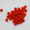 100% Wool Felt Balls - 1cm - Tangelo Orange - 50 Count / 100 Count