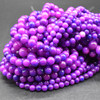 Sugilite (dyed) Semi-precious Gemstone Round Beads 4mm 6mm, 8mm, 10mm