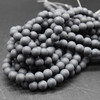 High Quality Grade A Black Agate Onyx Frosted / Matte Semi-precious Gemstone Round Beads 4mm, 6mm, 8mm, 10mm