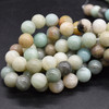 High Quality Grade A Natural Multi-colour Amazonite Semi-precious Gemstone Round Beads 4mm, 6mm, 8mm, 10mm