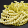 High Quality Grade A Natural Lemon Jade Gemstone Round Beads 4mm, 6mm, 8mm, 10mm sizes