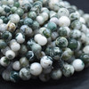 High Quality Grade A Natural Tree Agate Gemstone Round Beads 4mm, 6mm, 8mm, 10mm sizes