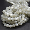 High Quality Grade A Natural Grey Moonstone Gemstone Round Beads 4mm, 6mm, 8mm, 10mm sizes