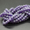 High Quality Grade AB Natural Amethyst Frosted / Matte Gemstone Round Beads 4mm, 6mm, 8mm, 10mm sizes