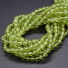 High Quality Grade A Natural Peridot (green) Gemstone Round Beads 4mm, 6mm sizes