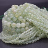 High Quality Grade A Natural Prehnite (green) Gemstone Round Beads 4mm, 6mm, 8mm, 10mm sizes