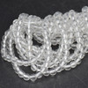 High Quality Grade A Clear Quartz Semi-Precious Gemstone Round Beads - 4mm,  6mm, 8mm, 10mm - 15" strand