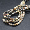 High Quality Grade A Natural Black Silver Leaf Jasper Gemstone Round Beads 4mm, 6mm, 8mm, 10mm sizes