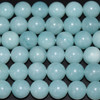 High Quality Grade AAA Natural Amazonite Semi-Precious Gemstone Round Beads - 8mm - 15" long