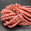 High Quality Grade A Red Agate Frosted / Matte Semi-precious Gemstone Round Beads 4mm, 6mm, 8mm, 10mm sizes
