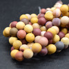 High Quality Grade A Natural Mookite / Mookaite Frosted / Matte Semi-precious Gemstone Round Beads 4mm, 6mm, 8mm, 10mm sizes