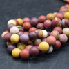 High Quality Grade A Natural Mookite / Mookaite Frosted / Matte Semi-precious Gemstone Round Beads 4mm, 6mm, 8mm, 10mm sizes