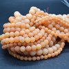High Quality Grade A Natural Orange Aventurine Frosted / Matte Semi-precious Gemstone Round Beads 4mm, 6mm, 8mm, 10mm sizes