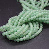 High Quality Grade A Natural Green Aventurine Frosted / Matte Semi-precious Gemstone Round Beads 4mm, 6mm, 8mm, 10mm sizes