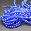 High Quality Grade A Blue Agate Semi-precious Gemstone Round Beads 4mm, 6mm, 8mm, 10mm sizes