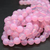 High Quality Grade A Light Pink Agate Semi-precious Gemstone Round Beads 4mm, 6mm, 8mm, 10mm sizes