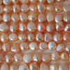 16" Strand Natural Freshwater Pearl Beads Nuggets Pink 7 - 9mm Grade A