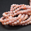 High Quality Crackle Red Agate Frosted / Matte Semi-precious Gemstone Round Beads 4mm, 6mm, 8mm, 10mm sizes