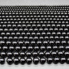 High Quality Grade A Natural Black Tourmaline Semi-precious Gemstone Round Beads - 4mm, 6mm, 8mm, 10mm sizes