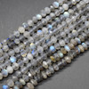 High Quality Grade A Natural Labradorite Semi-Precious Gemstone Faceted Rondelle / Spacer Beads - 2mm, 3mm, 4mm, 6mm, 8mm, 10mm sizes
