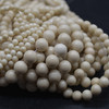 High Quality Grade A Natural River Stone (cream) Jasper Semi-precious Gemstone Round Beads - 4mm, 6mm, 8mm, 10mm sizes